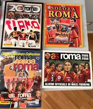 Album completi panini as roma stagioni 1997-1998,1999-2000, 2000-2001, 2005-2006