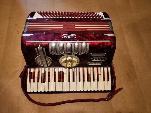 Lira rosso bianco tasti - rosso, 41