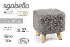 Pouf sgabello poggiapiedi - sgabello,