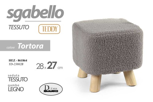 Pouf sgabello poggiapiedi - pouf,