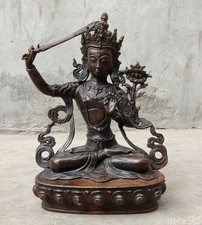 Vecchia statua in bronzo