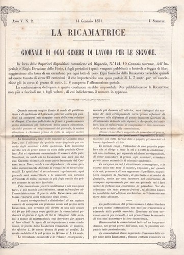 Ricamatrice giornale di - ricamatrice.,