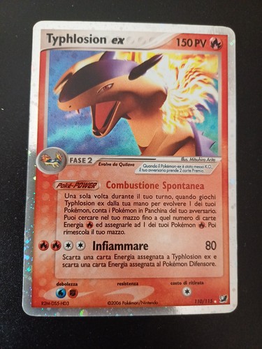 Pokemon typhlosion ex - pokemon,