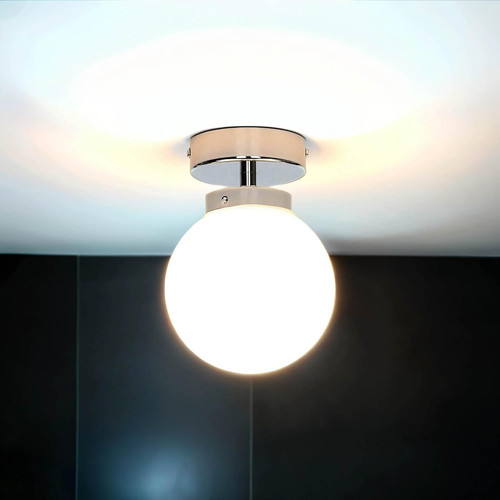 Plafoniera bagno cromo - da,