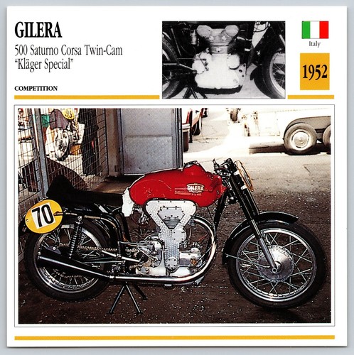 Scheda moto gilera - 500, saturno
