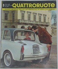 QUATTRORUOTE 3/1962 RENAULT 4 L – FORD TAUNUS 17M TS – CARROZZERIA OSI