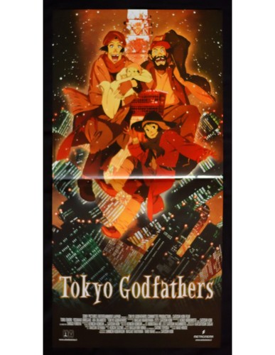 Locandina tokyo godfathers - tokyo,