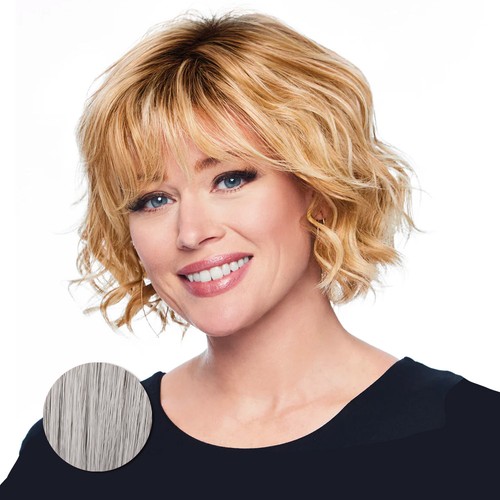 Hairdo sweetly waved - sweetly,