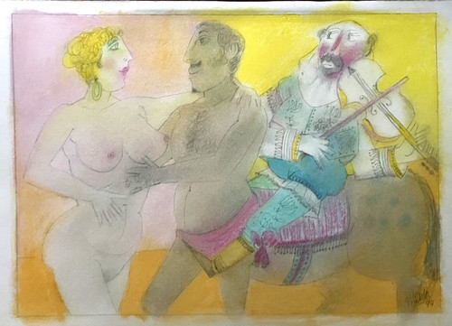 Blasco mentor dessin crayon - blasco,