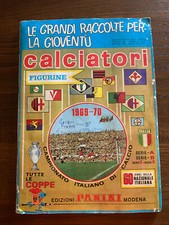 ALBUM COMPLETO PANINI CALCIATORI 1969-70 BELLO ORIGINALE CON SCHEDE