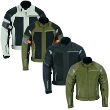 Giacca Moto Tessuto Cordura