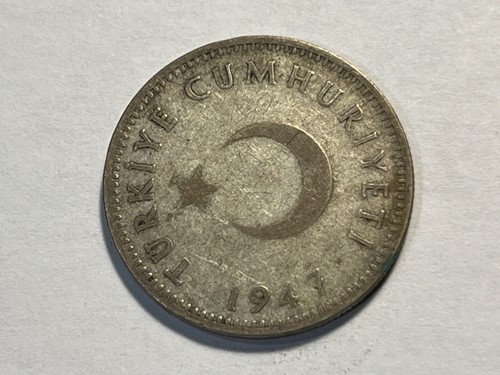 Moneta turchia lira 1947 - 1,