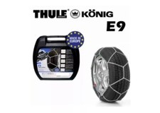 CATENE NEVE auto Thule Konig E9 9mm gr 050 - Per FIAT PANDA FIAT