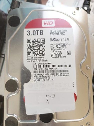 Red 3tb wd30erfx hdd - red,