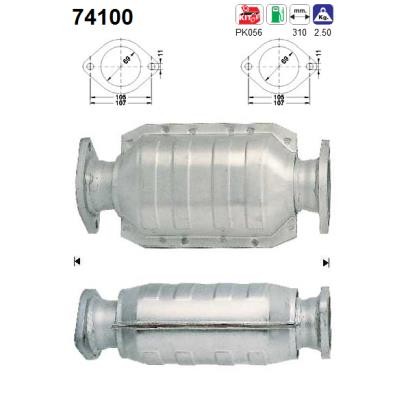Catalizzatore 74100 per - as,
