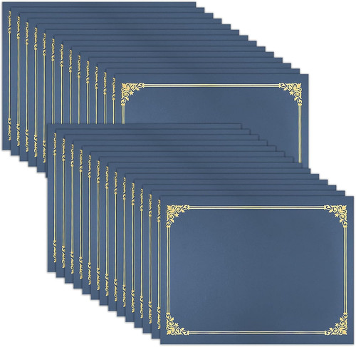 Porta certificati blu - porta,