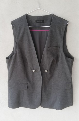 Gilet doppiopetto lungo per