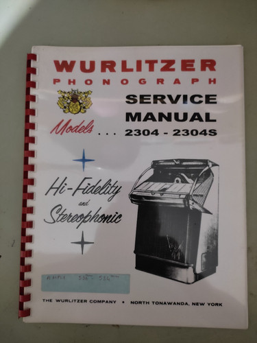 Wurlitzer model 2304 2304s - wurlitzer, 2304-2304s