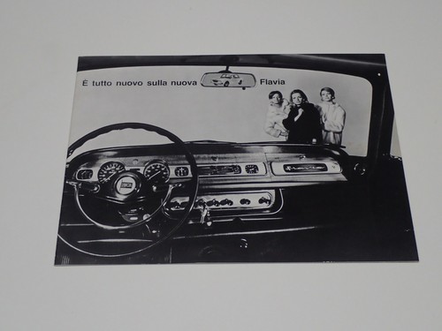 Lancia flavia berlina brochure - berlina,