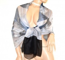 Stola donna sciarpa nera