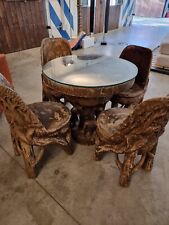 set tavolo e sedie da giardino