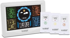 La Crosse Technology - WS6304 Stazione meteo colorata 3 sensori - Bianco
