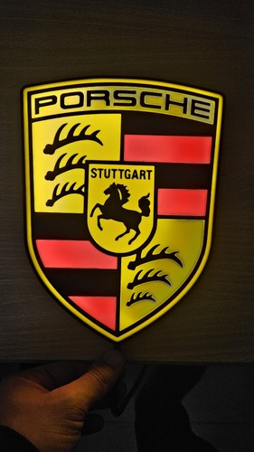 Light box porsche - light,
