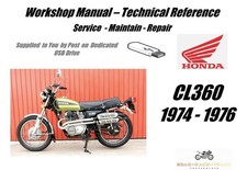 Honda cl360 360 manuale - cl360,