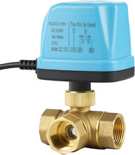 Elettrovalvola Valvola Motorizzata 3 Vie DN20 3/4 Pollici 230V Valvola a Sfera E