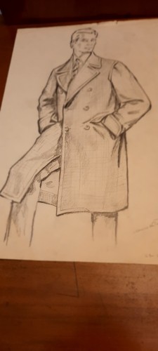 Bozzetto figurino moda - figurino,