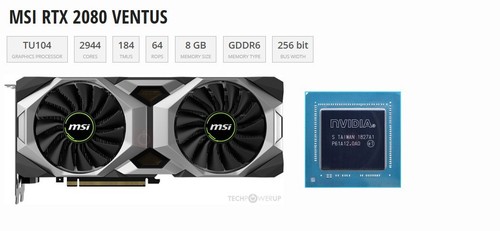 Scheda grafica msi rtx 2080 - scheda,