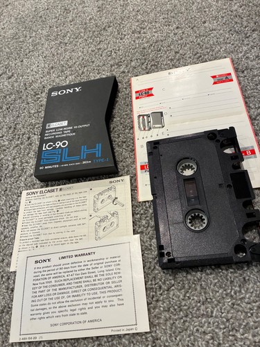 Nastro sony elcaset lc - nastro,