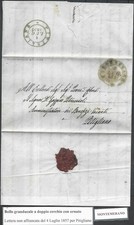 1857 BUSTA NON AFFRANCATA