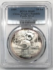 1989 Cina 1 oz argento Panda