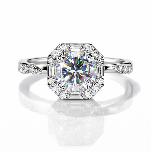 Anello donna elegante - , quadrato