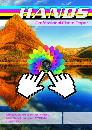 Carta fotografica mani gamma