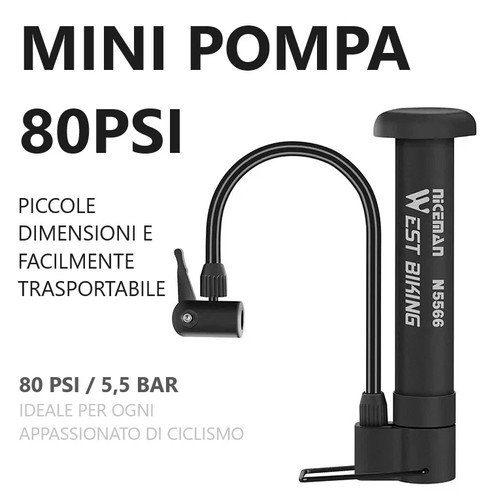 Mini pompa per bici - mini,