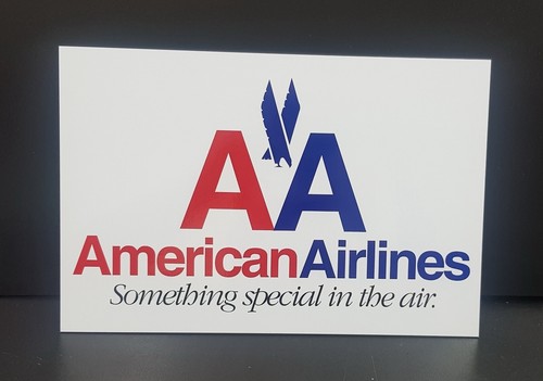 American airlines sign - sign, board