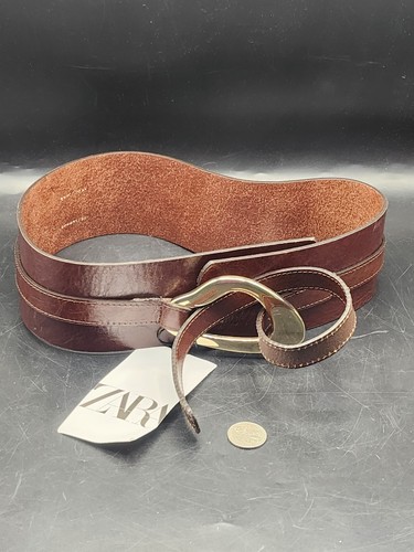 Cintura donna zara marrone - cintura,