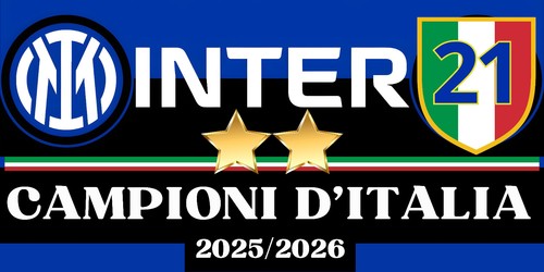 Striscione inter in pvc - striscione,