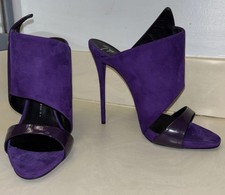 Giuseppe Zanotti Purple High Stiletto Heels taglia 39 (8 1/2 US) molto sexy