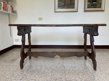 Tavolo fratino antico - , noce