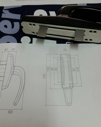 Cremonese maniglia per infissi - maniglia,