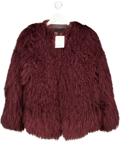 Cappotto mongolo rosso