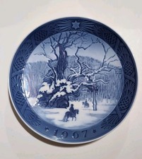 Piatto di Natale Royal Copenhagen 1967