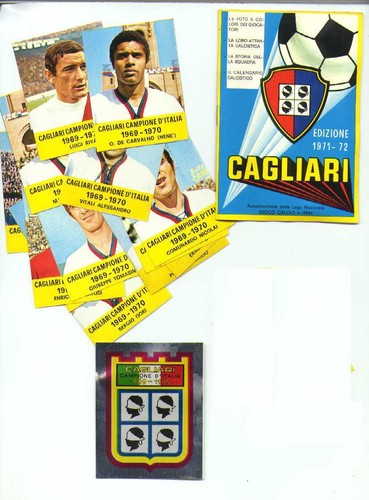 Cagliari mini album figurine - cagliari,