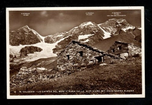 Cartolina valsesia catena - valsesia, la