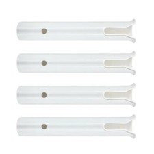 Portacanna da pesca in plastica bianca da 4 pezzi Accessori per kayak per barche