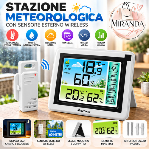 Stazione meteo wireless - stazione,