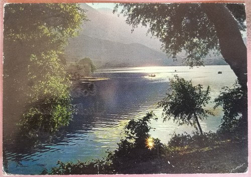 Scanno tramonto sul lago - tramonto,